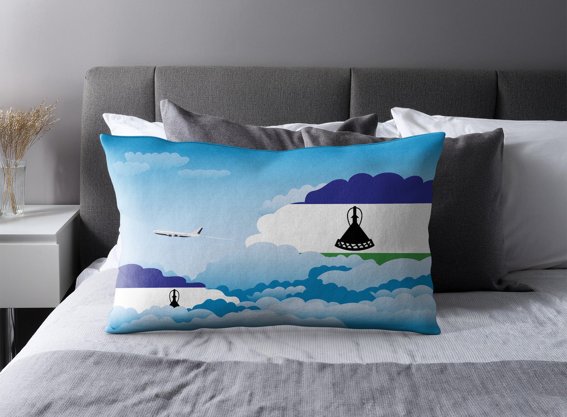 Lesotho Day Clouds Pillow Case