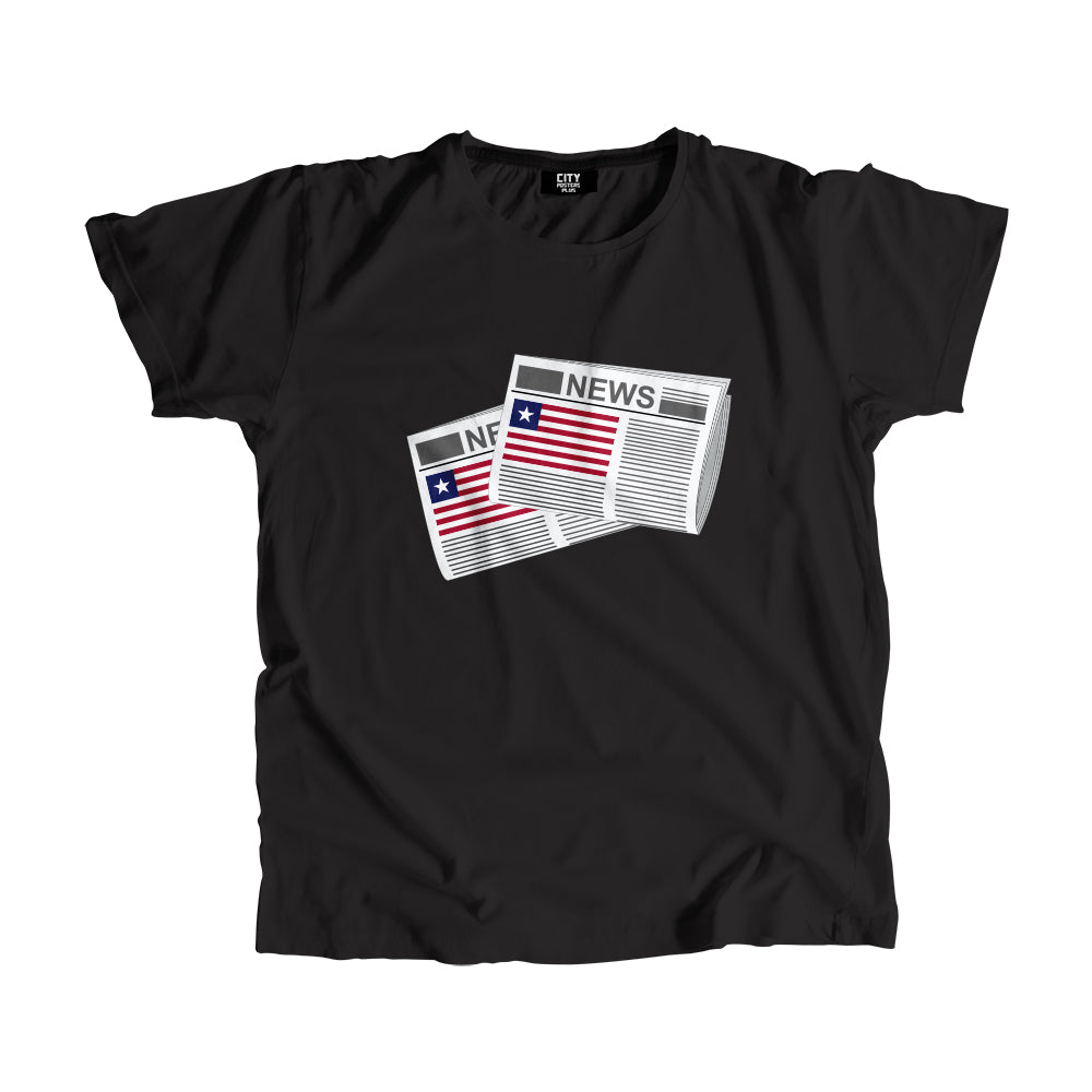 Liberia Newspapers Unisex T Shirt