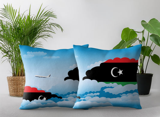 Libya Day Clouds Pillow Case