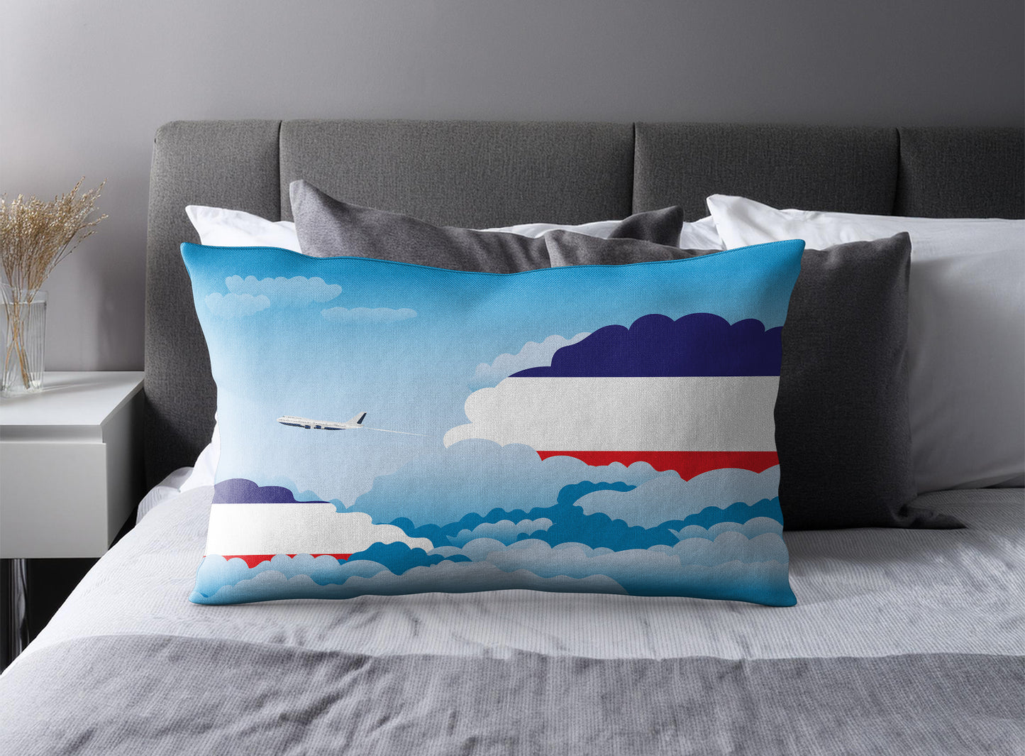 Los Altos Day Clouds Pillow Case