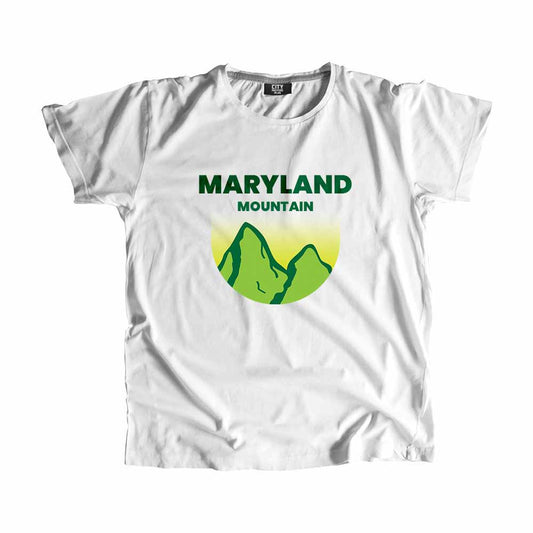 Maryland Green Mountain Men Unisex T-Shirt Mountain Adventure Unisex T-Shirt | City Posters Plus