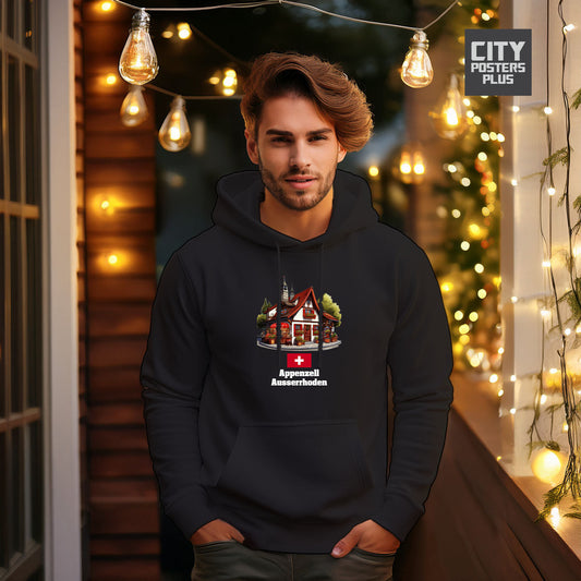 Appenzell Ausserrhoden Unisex Hoodie Switzerland T-Shirt | Swiss Travel Apparel