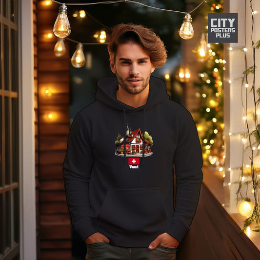 Vaud Unisex Hoodie Switzerland T-Shirt | Swiss Travel Apparel