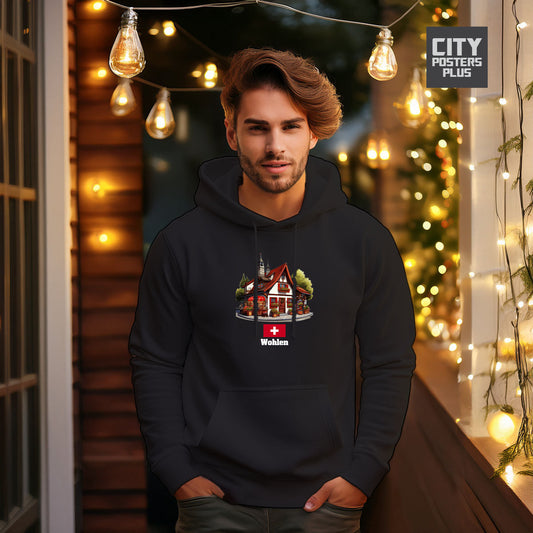Wohlen Unisex Hoodie Switzerland T-Shirt | Swiss Travel Apparel