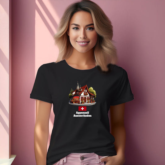 Appenzell Ausserrhoden Women T-Shirt Switzerland T-Shirt | Swiss Travel Apparel