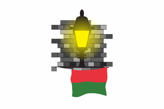 Madagascar Street Lamp Bricks Magnet