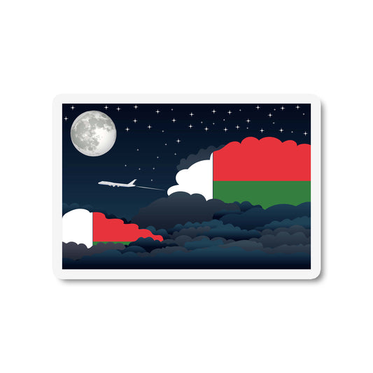 Madagascar Night Clouds Fridge Magnet