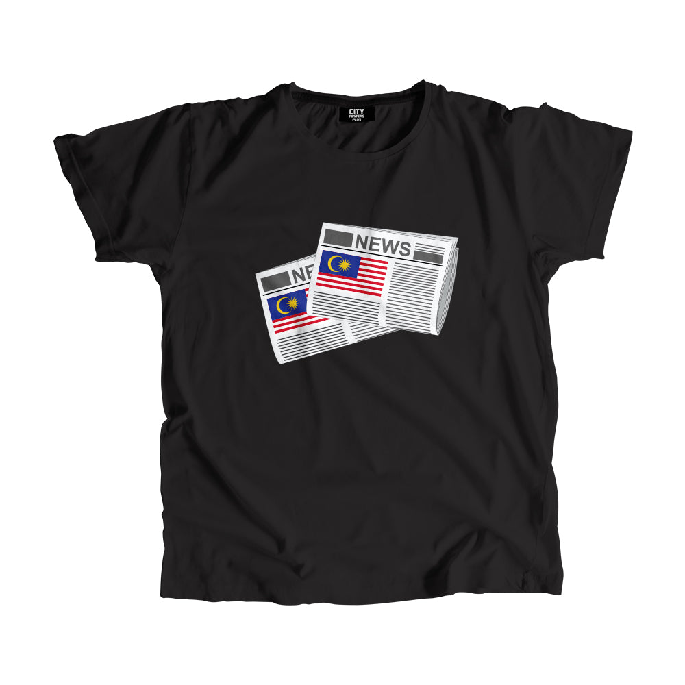 Malaysia Newspapers Unisex T Shirt