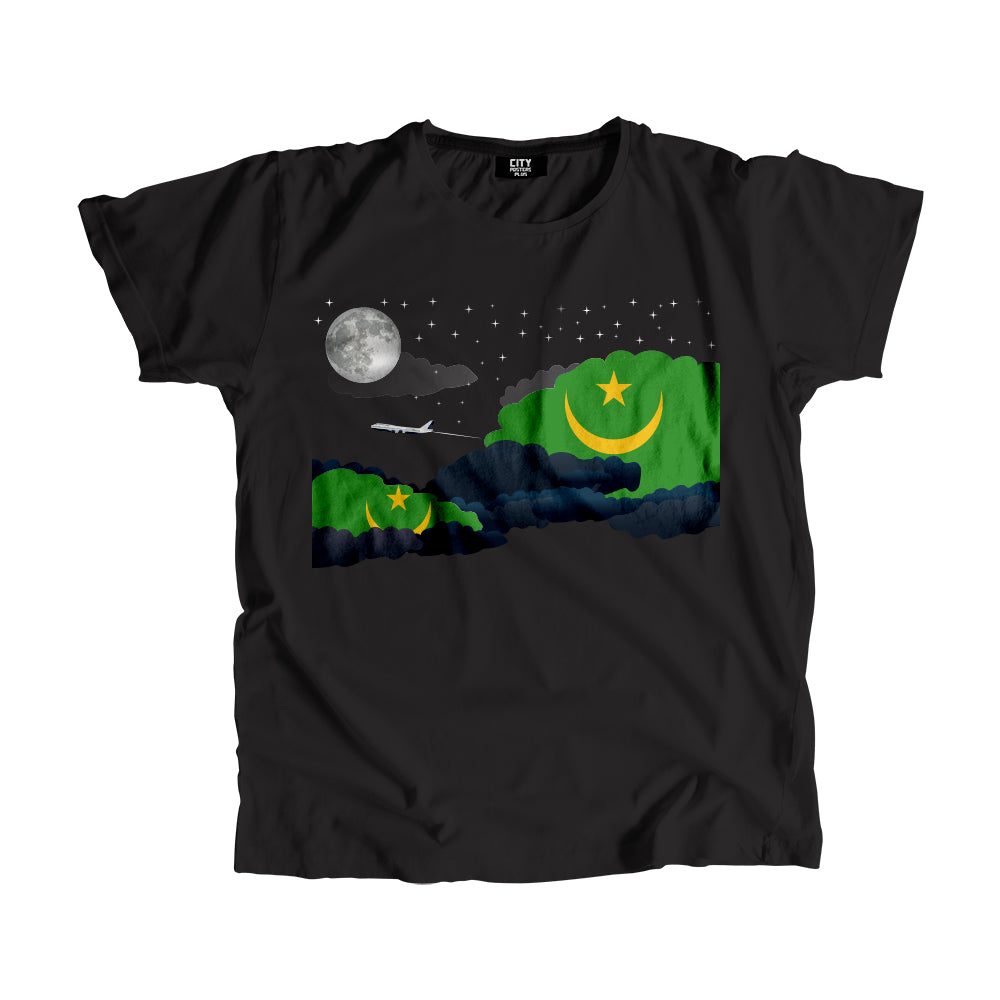 Mauritania Night Clouds Men Unisex T-Shirt