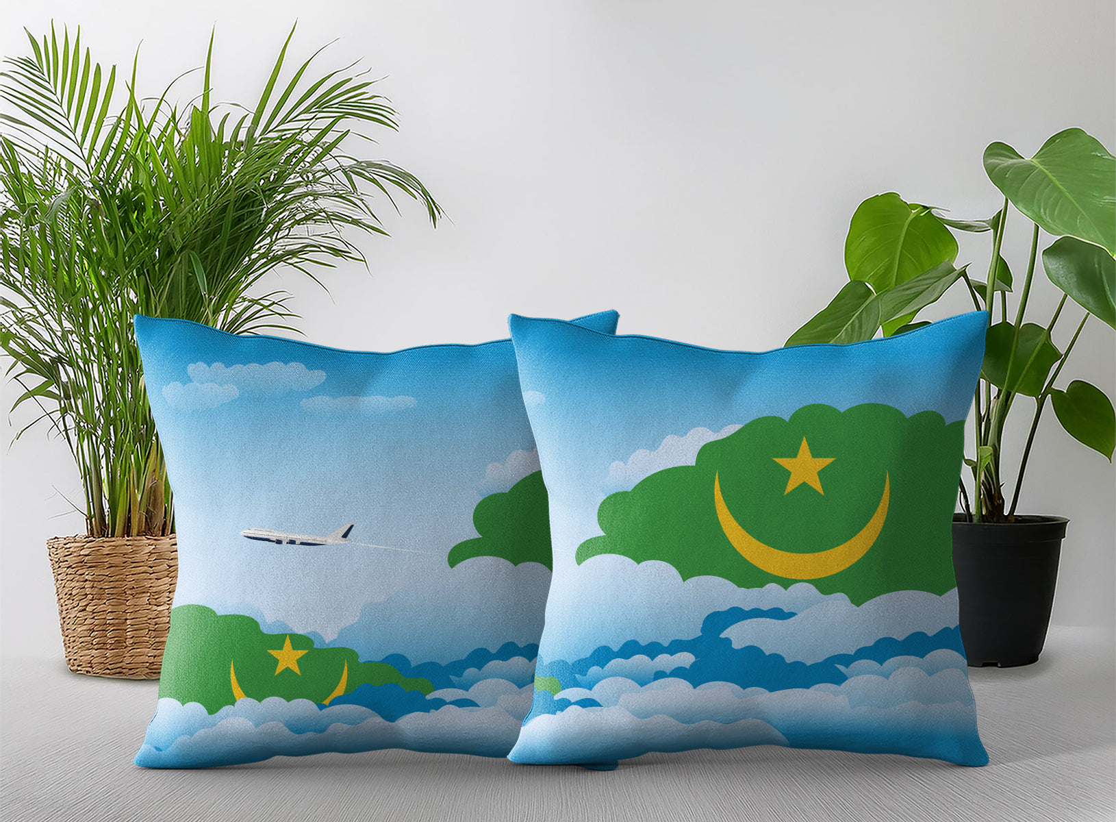 Mauritania Day Clouds Pillow Case