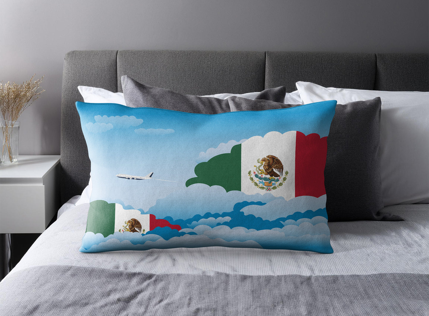 Mexico Day Clouds Pillow Case