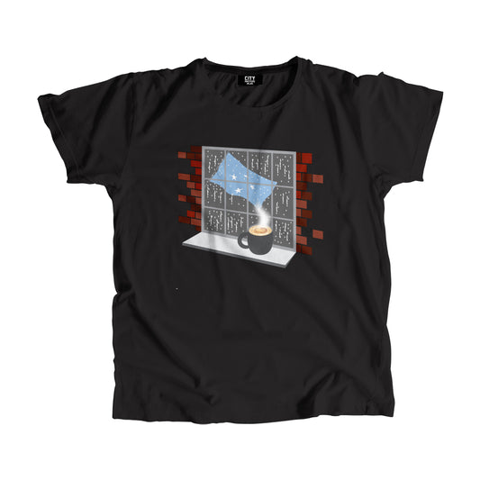 Micronesia Federated States Coffee Rain Men Unisex T-Shirt