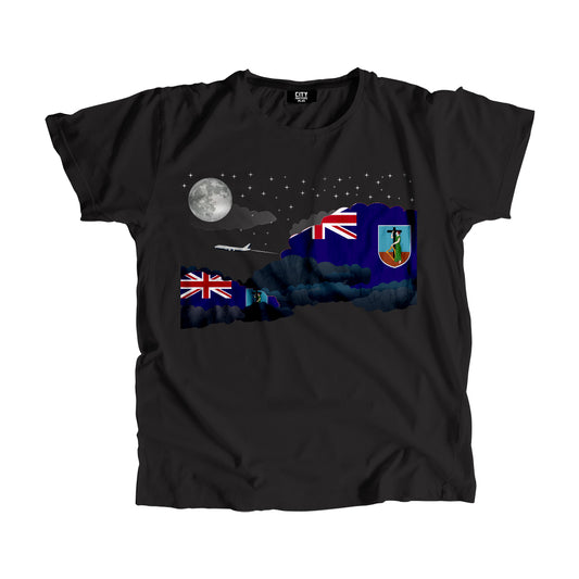 Montserrat Night Clouds Men Unisex T-Shirt