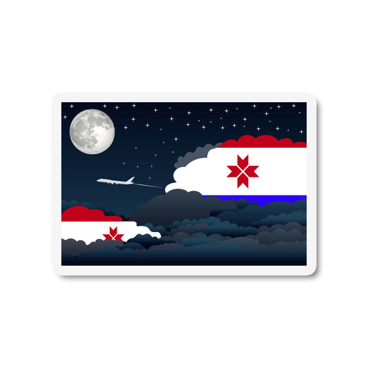 Mordovia Night Clouds Fridge Magnet