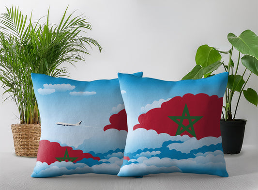 Morocco Day Clouds Pillow Case