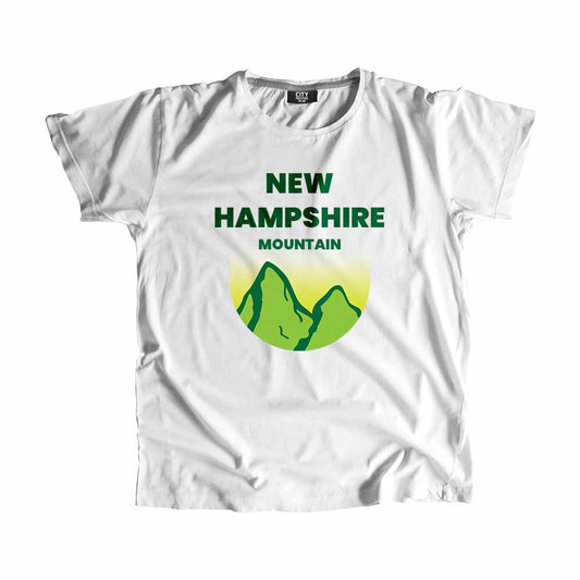 New Hampshire Green Mountain Men Unisex T-Shirt Mountain Adventure Unisex T-Shirt | City Posters Plus