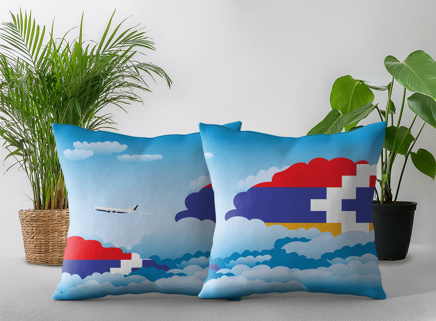 Nagorno Karabakh Republic Day Clouds Pillow Case