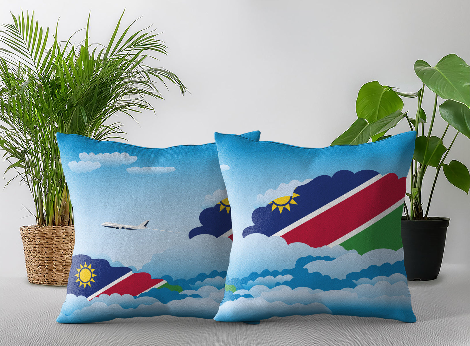 Namibia Day Clouds Pillow Case