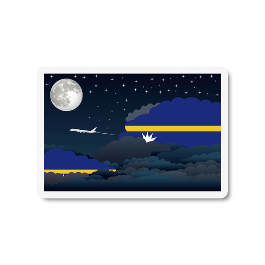 Nauru Night Clouds Fridge Magnet