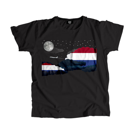 Netherlands Night Clouds Men Unisex T-Shirt