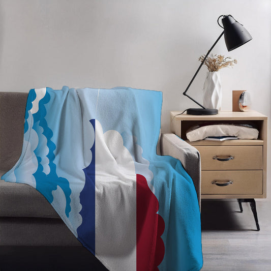 Netherlands Day Clouds Blankets & Throws | Soft Premium Blankets | City Posters Plus