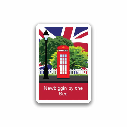 Newbiggin by the Sea Red Telephone Magnet