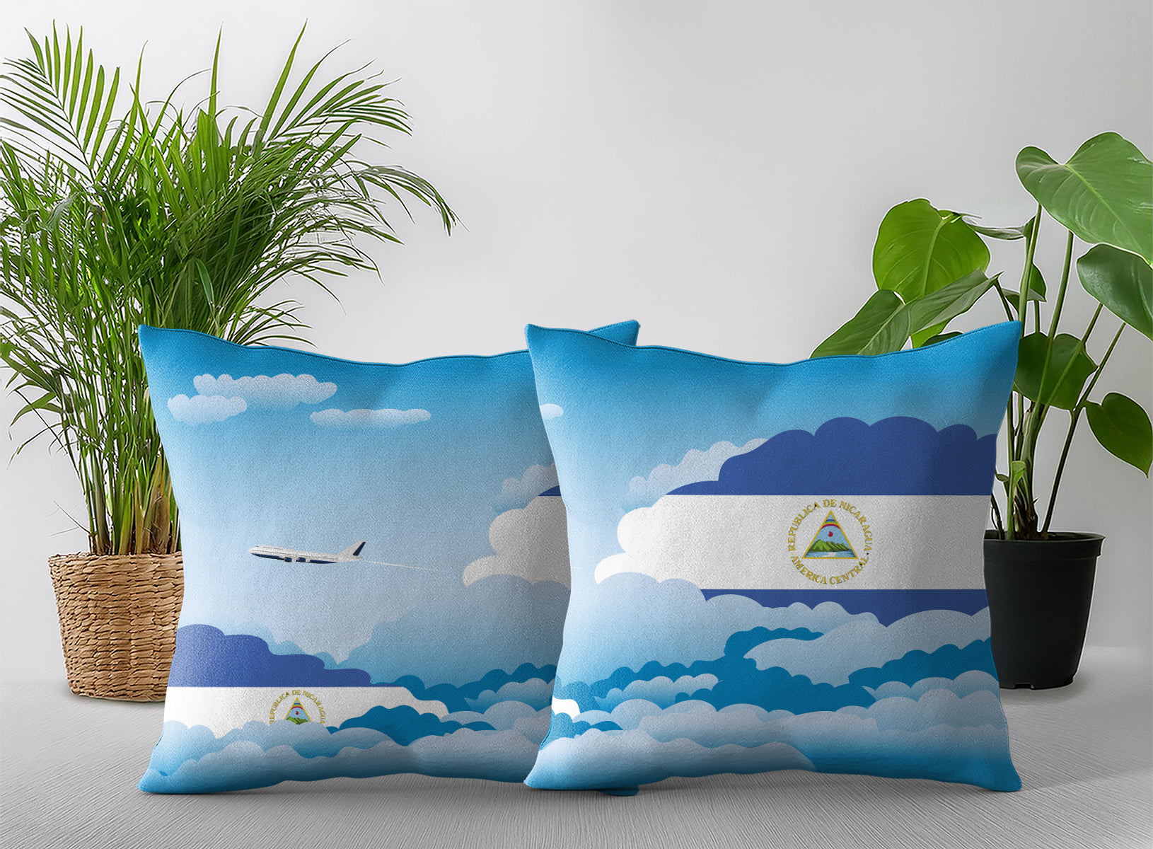 Nicaragua Day Clouds Pillow Case