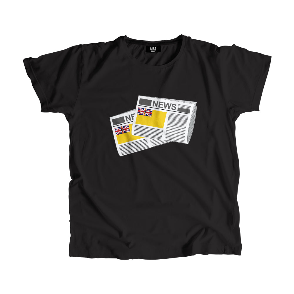 Niue Newspapers Unisex T Shirt