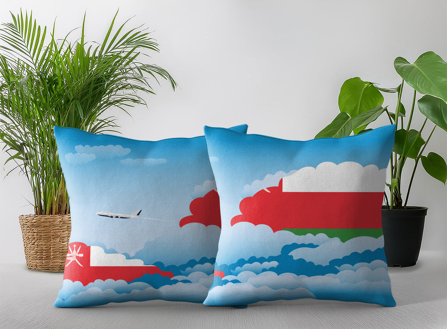 Oman Day Clouds Pillow Case