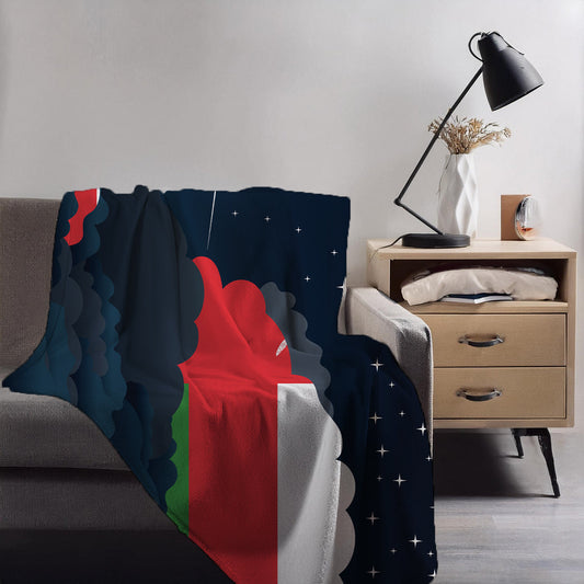 Oman Night Clouds Blankets & Throws | Premium Soft Blankets | City Posters Plus