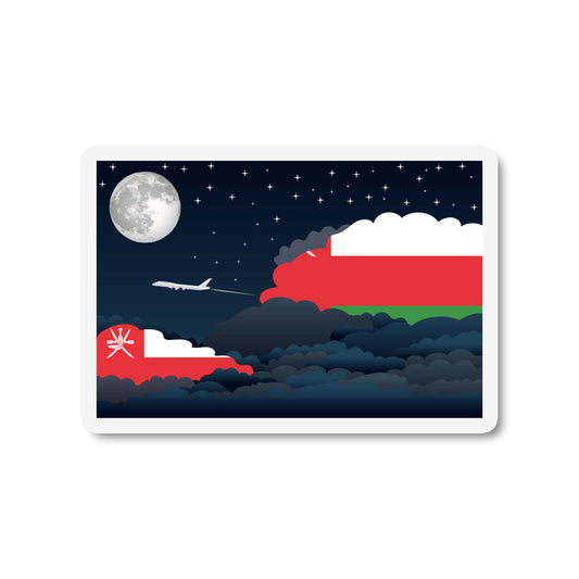Oman Night Clouds Fridge Magnet
