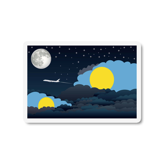 Palau Night Clouds Magnet