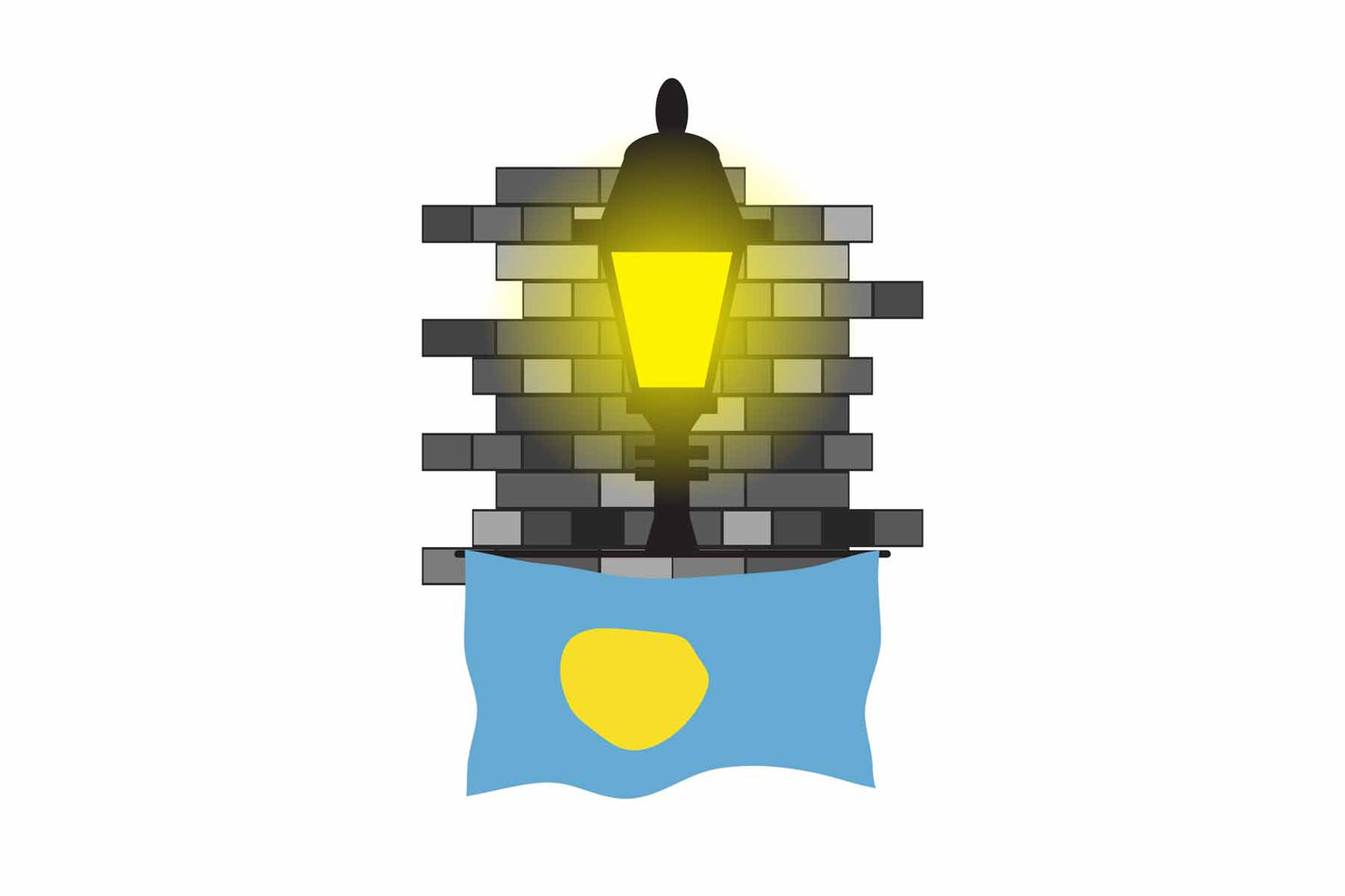 Palau Street Lamp Bricks Magnet