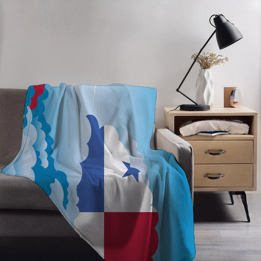 Panama Day Clouds Blankets & Throws | Soft Premium Blankets | City Posters Plus