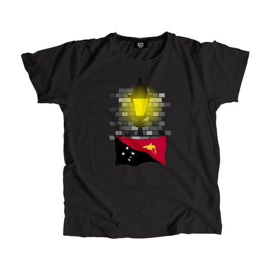 Papua New Guinea Street Lamp Bricks Men Unisex T-Shirt