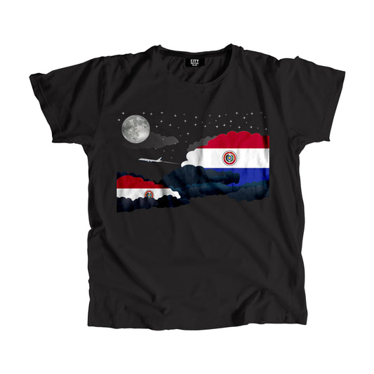 Paraguay Night Clouds Men Unisex T-Shirt