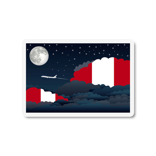 Peru Night Clouds Magnet