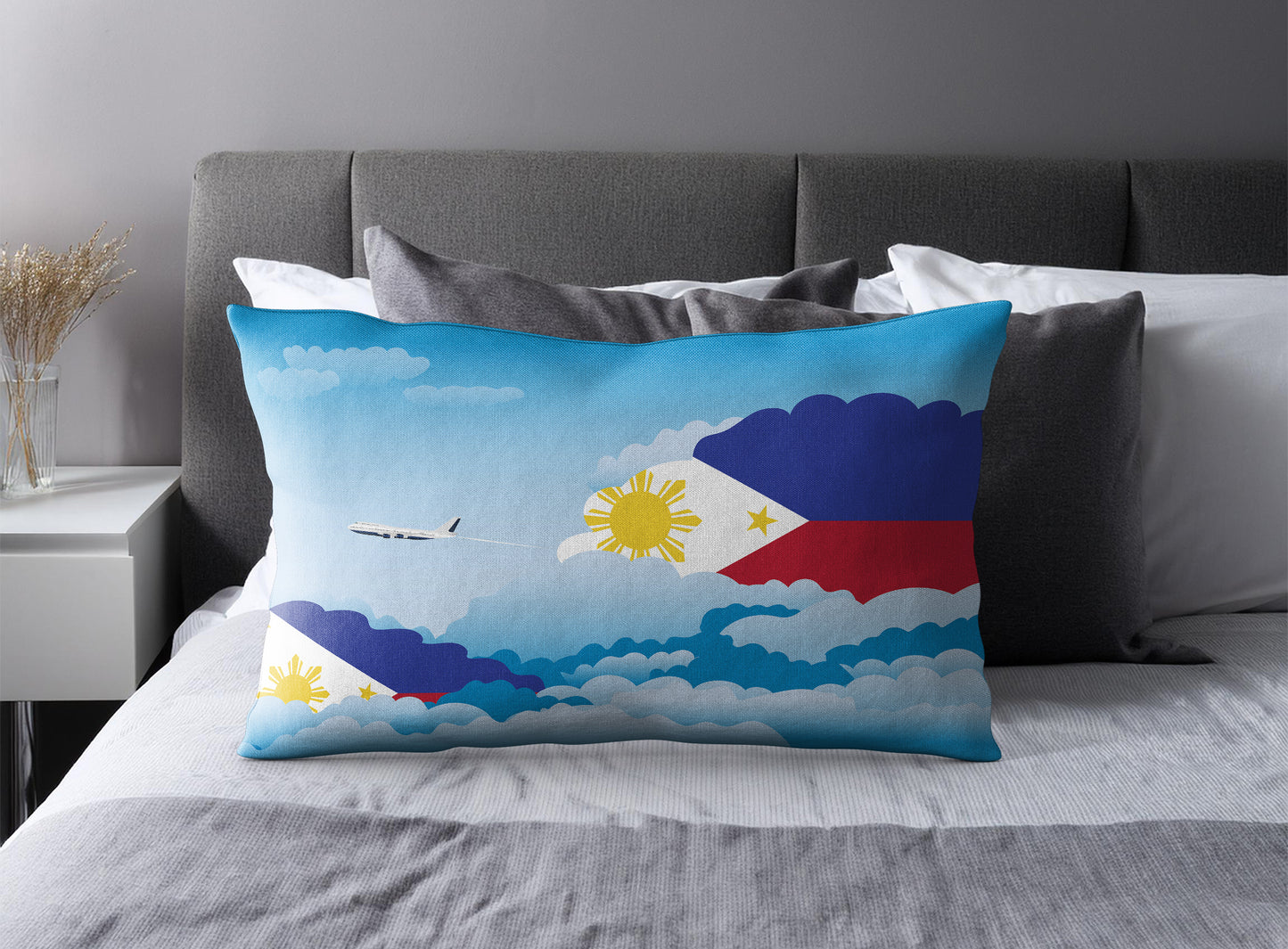 Philippines Day Clouds Pillow Case