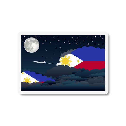 Philippines Night Clouds Sticker