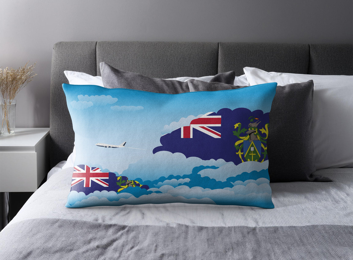 Pitcairn Islands Day Clouds Pillow Case