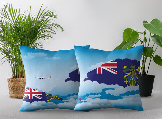 Pitcairn Islands Day Clouds Pillow Case