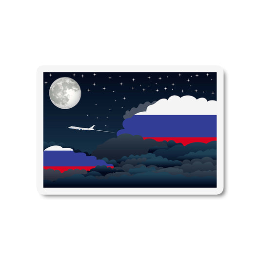 Russia Night Clouds Magnet