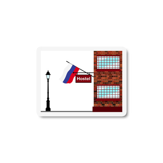 Russia Hostels Sticker