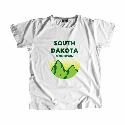South Dakota Green Mountain Men Unisex T-Shirt Mountain Adventure Unisex T-Shirt | City Posters Plus