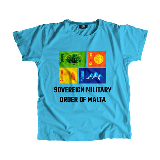 SOVEREIGN MILITARY ORDER OF MALTA Seasons Seasons Unisex T-Shirt | City Posters Plus
