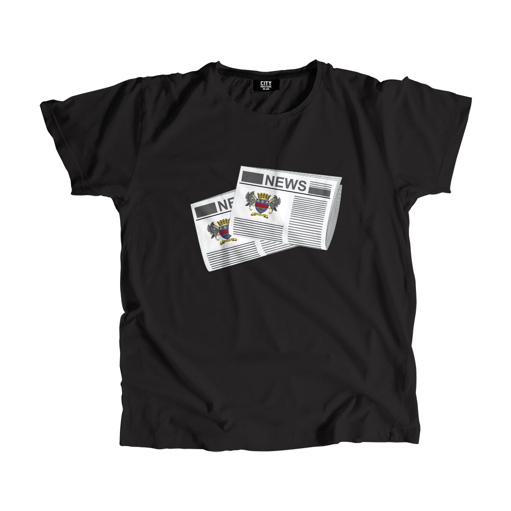 Saint Barthelemy Newspapers Unisex T Shirt