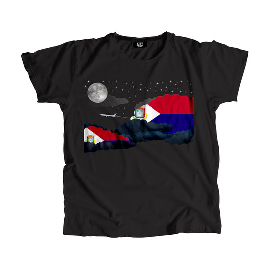Saint Martin Night Clouds Men Unisex T-Shirt