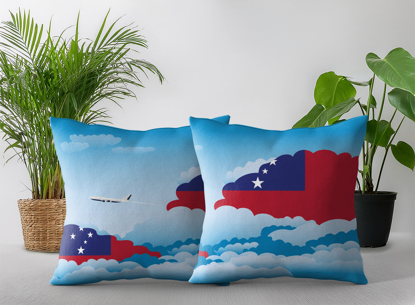 Samoa Day Clouds Pillow Case