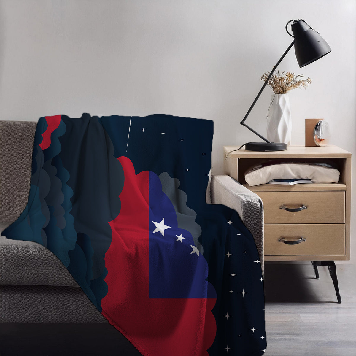 Samoa Night Clouds Blanket Throw