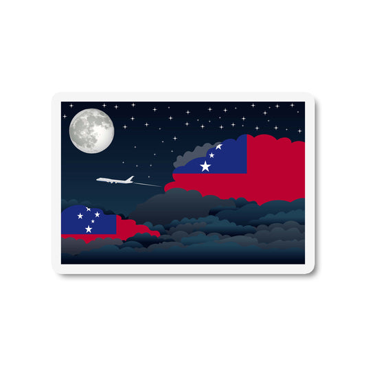 Samoa Night Clouds Fridge Magnet